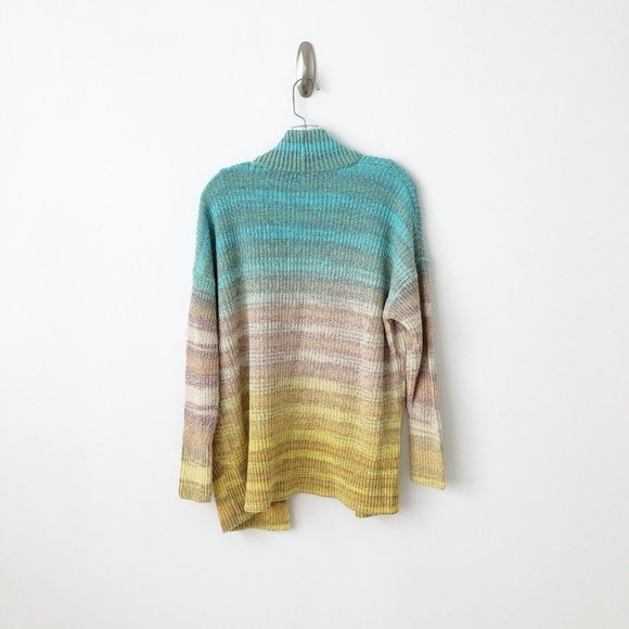 NWT Anthropologie Pilcro Space-Dyed Cardigan Rainbow - Picture 4 of 5